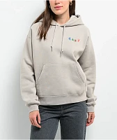 Obey Play Silver Grey Hoodie