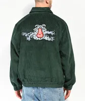 Obey Romes Green Corduroy Jacket