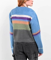 Obey Rosalie Striped Cardigan