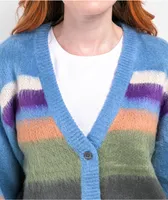 Obey Rosalie Striped Mohair Cardigan