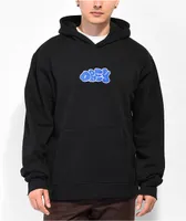 Obey Scribbles Extra Heavy Black Hoodie