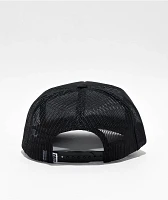 Obey Studios Black Trucker Hat