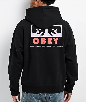 Obey Subvert Black Hoodie