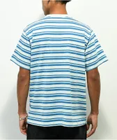 Obey Sunrise Blue Stripe T-Shirt