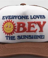 Obey Sunshine Foam Brown Trucker Hat