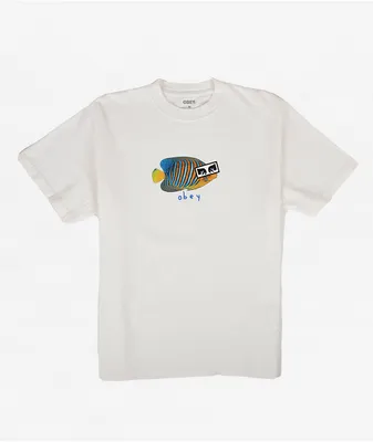 Obey Tropical Fish Natural T-Shirt