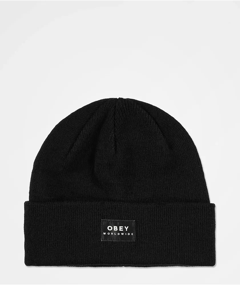 Obey Vernon II Black Beanie