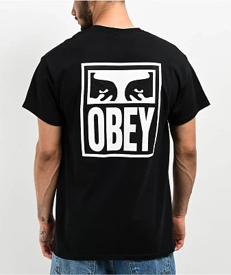 Obey Vision Of Obey Black T-Shirt