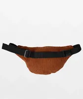 Obey Wasted Biscotti Brown Corduroy Fanny Pack