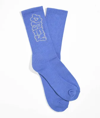 Obey Whirl Periwinkle Crew Socks