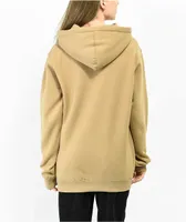 Obey Worm Sandstone Brown Hoodie