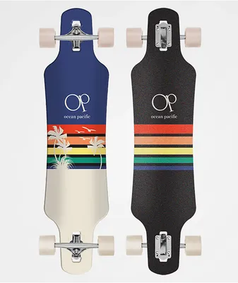 Ocean Pacific Sunset 39" Drop Through Longboard Complete