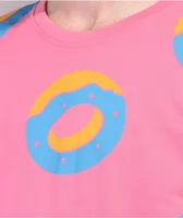 Odd Future All Over Donut Logo Pink T-Shirt