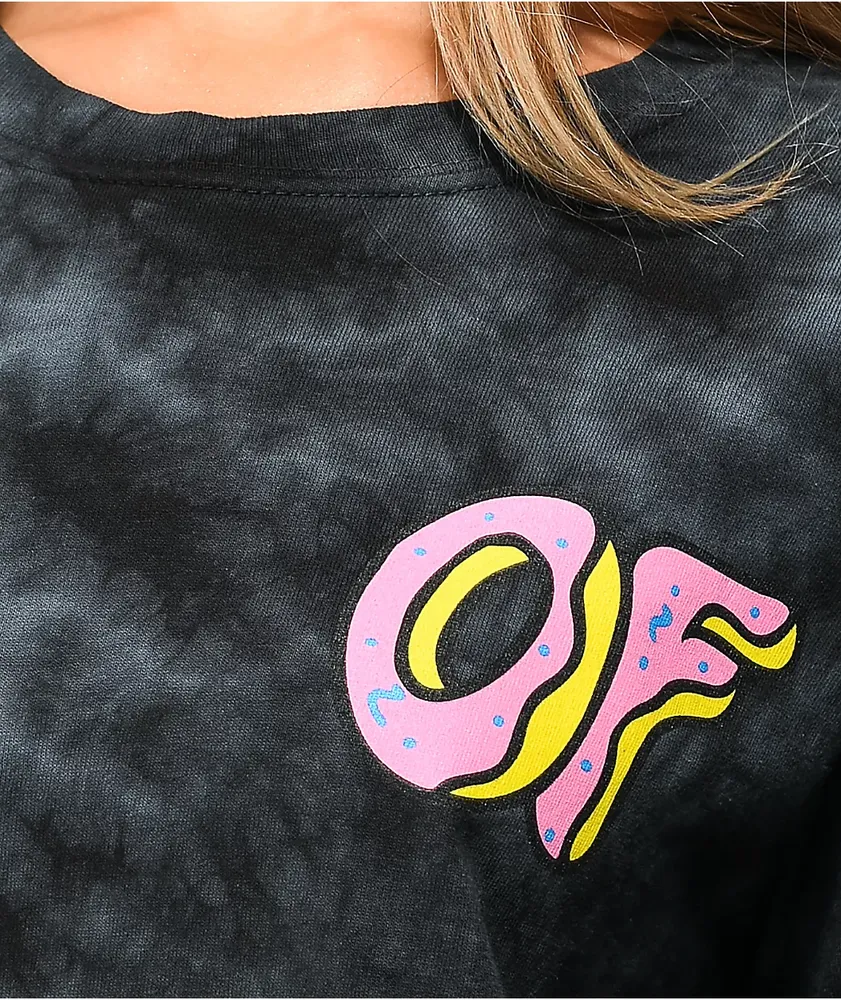 Odd Future Black Wash Tie Dye T-Shirt