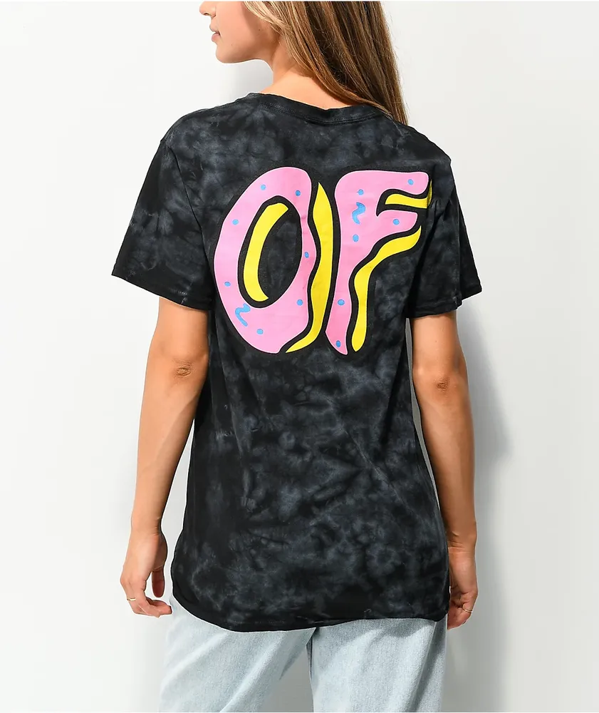 Odd Future Black Wash Tie Dye T-Shirt