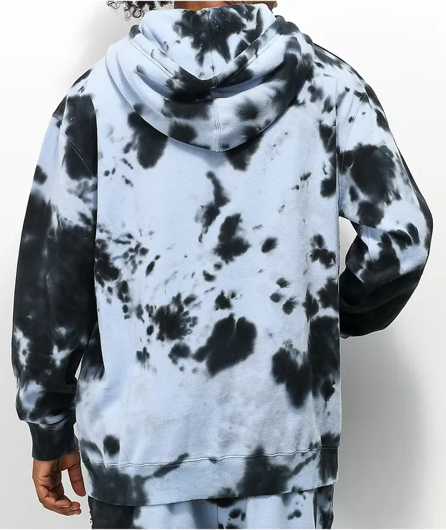 Off White and Black Tie Dye Hoodie - UNISEX – braddock USA