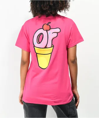Odd Future Cherry On Top Pink T-Shirt
