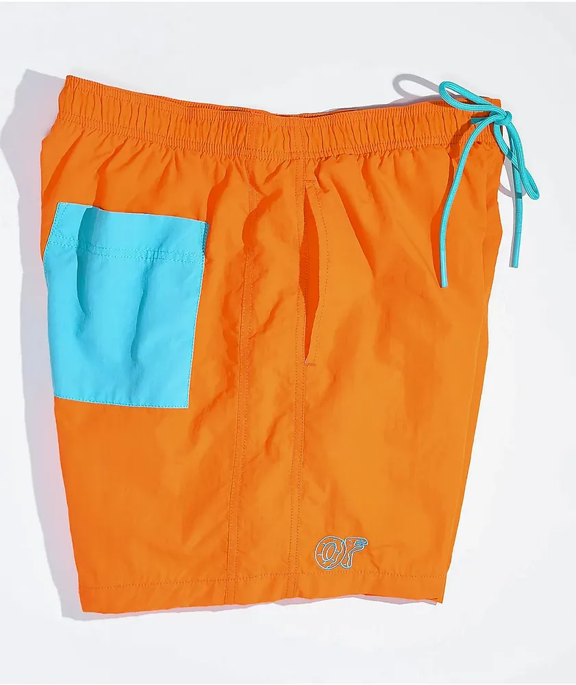 Odd Future Color Pocket Orange Board Shorts