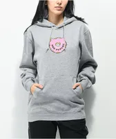 Odd Future Donut Cat Grey Hoodie