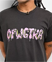 Odd Future Drip Logo Black Wash T-Shirt