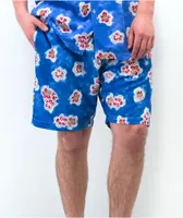 Odd Future Flowers Blue & Purple Board Shorts