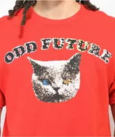 Odd Future Geo Cat Red T-Shirt