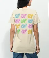 Odd Future Grid Lock Sand T-Shirt