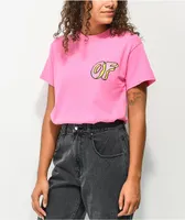 Odd Future Logo Pink T-Shirt