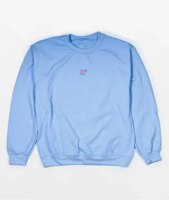 Odd Future Mini Logo Light Blue Crewneck Sweatshirt