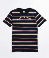 Odd Future Multi Stripe Black T-Shirt