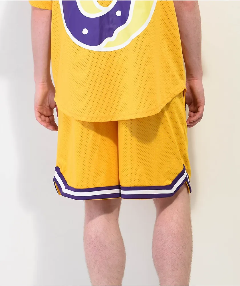 Odd Future OFWGKTA Yellow Basketball Shorts