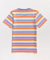 Odd Future Orange, Periwinkle & White Stripe T-Shirt