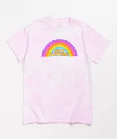 Odd Future Over The Rainbow Pink Dye Wash T-Shirt