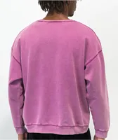 Odd Future Overdyed Panel Pink Crewneck Sweatshirt