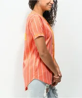 Odd Future Pink & Orange Baseball Jersey