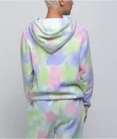 Odd Future Puff Print Pastel Wash Tie Dye Hoodie