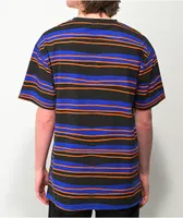 Odd Future Purple, Black, & Orange Striped T-Shirt