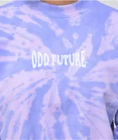 Odd Future Purple Spiral Tie Dye Crewneck Sweatshirt