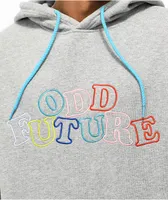 Odd Future Rainbow Letter Grey Hoodie