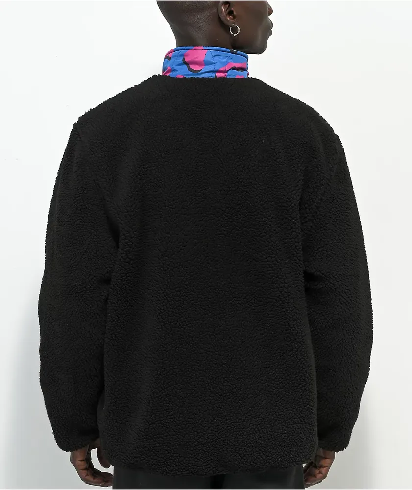 Odd Future Reversible Cheetah Fleece Jacket