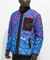 Odd Future Reversible Cheetah Fleece Jacket