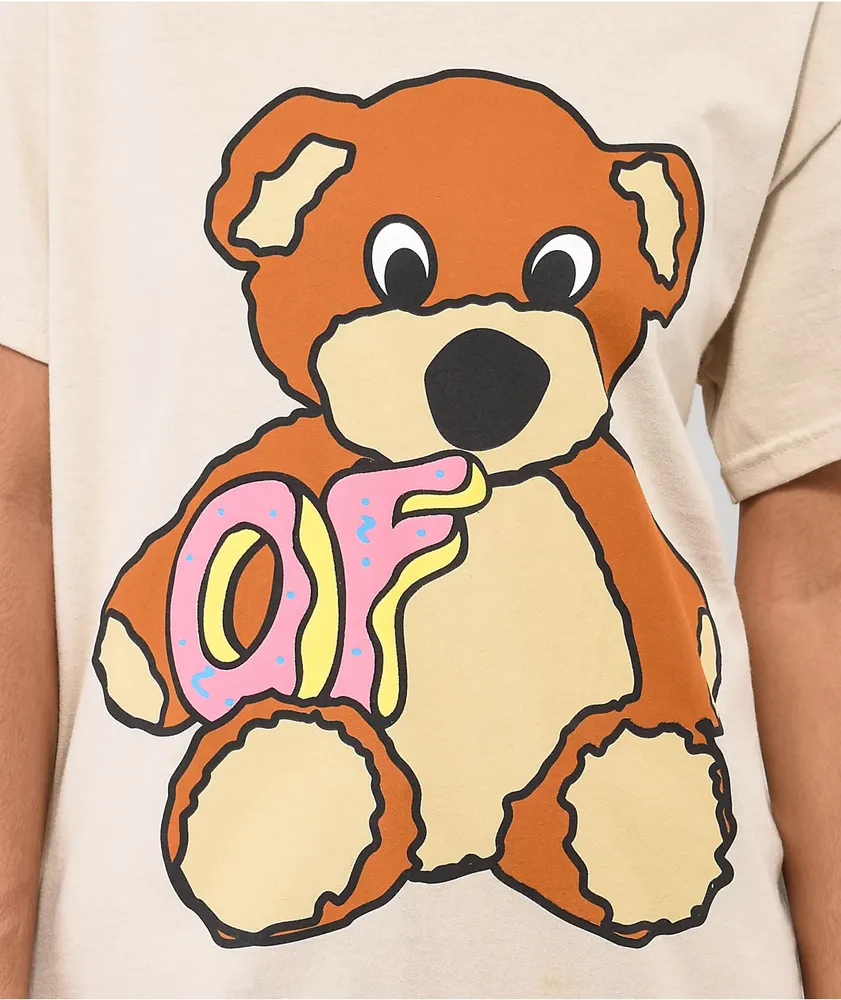 Odd Future Teddy Bear Logo Tan T-Shirt
