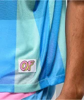 Odd Future Vertical Stripe Teal Soccer Jersey