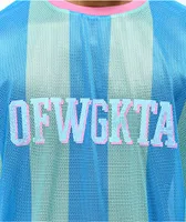 Odd Future Vertical Stripe Teal Soccer Jersey