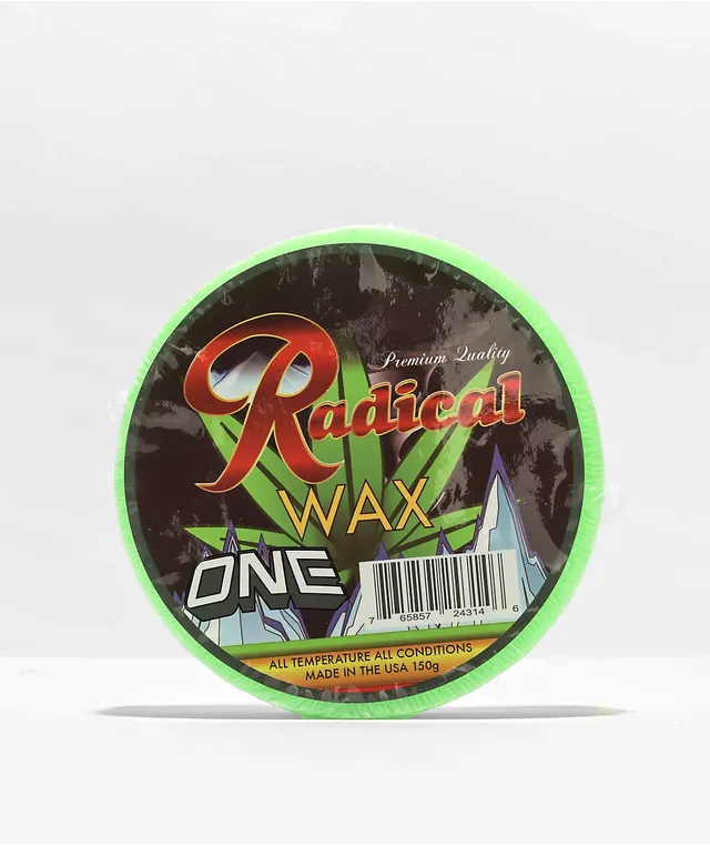 One Ball Radical Green Snowboard Wax