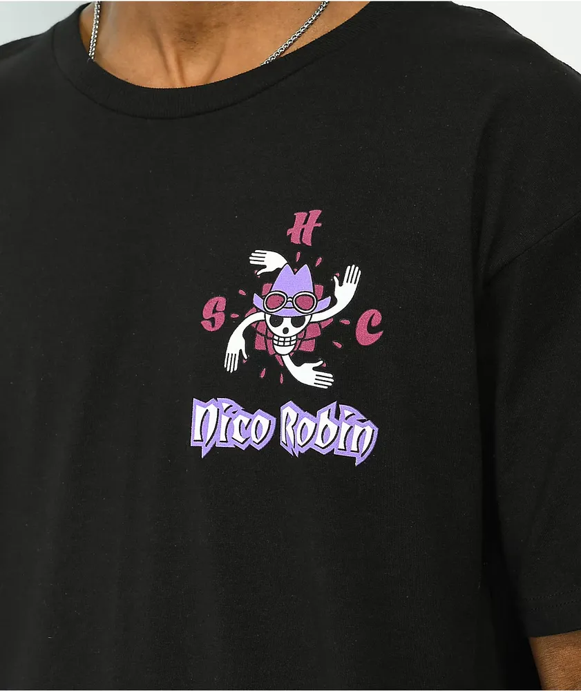 One Piece Nico Robin Black T-Shirt