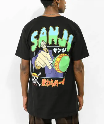 One Piece Sanji Black T-Shirt