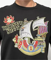 One Piece Thousand Crew Black T-Shirt