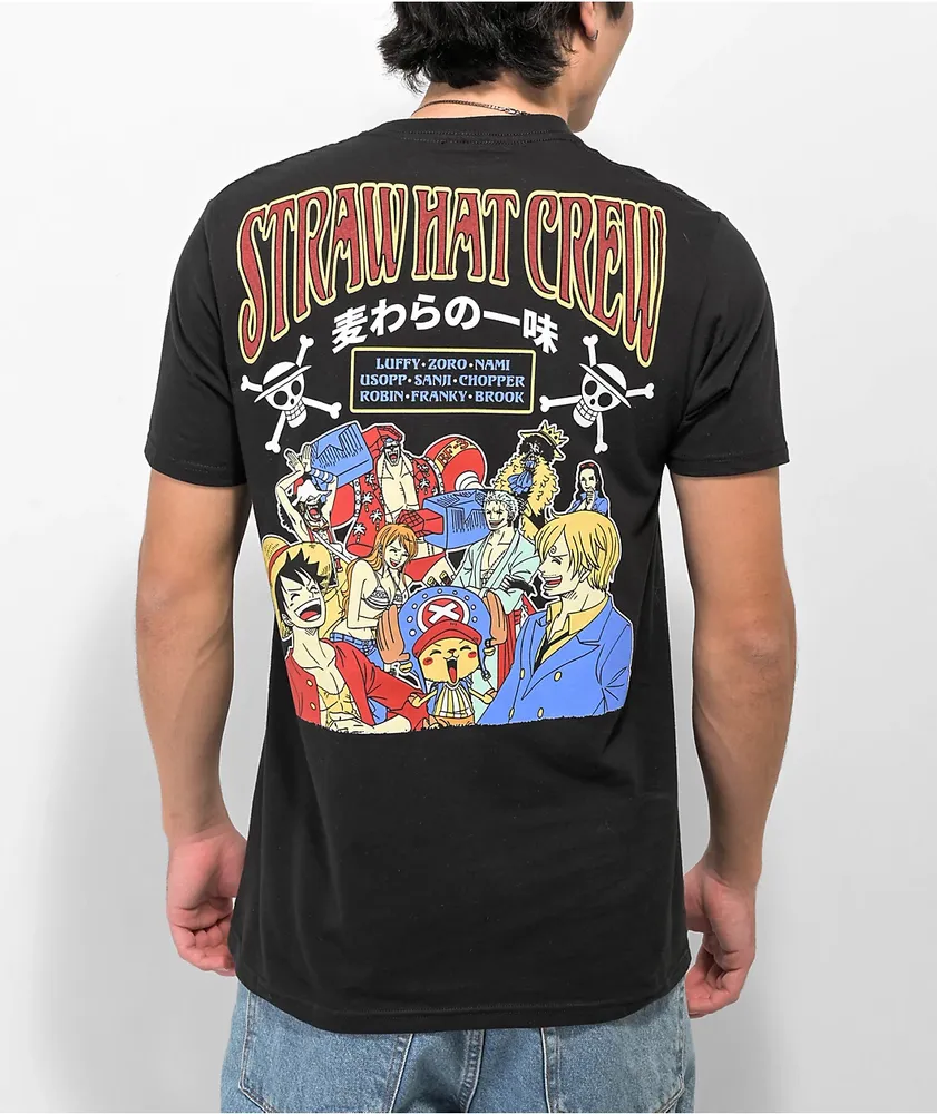 Zumiez One Piece Thousand Crew Black T-Shirt