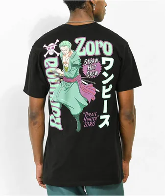 One Piece Zoro Black T-Shirt